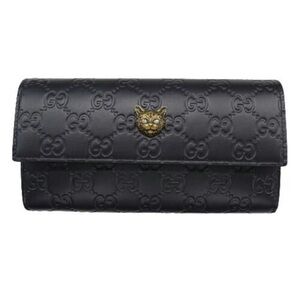 Gucci continental wallet with Cat authentic w/ box cards dust bag 🌺